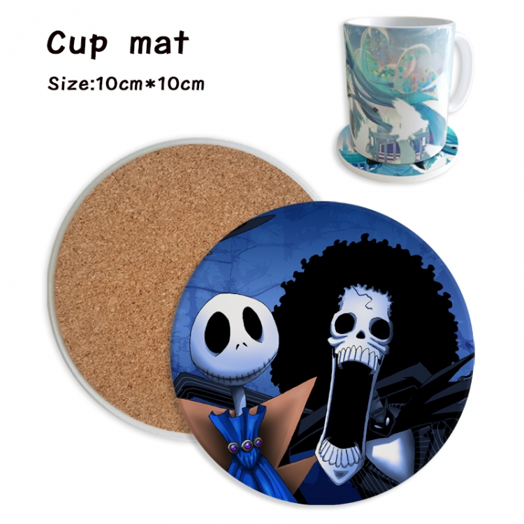 The Nightmare Before Christmas Anime ceramic water absorbing and heat insulating coasters price for 5 pcs