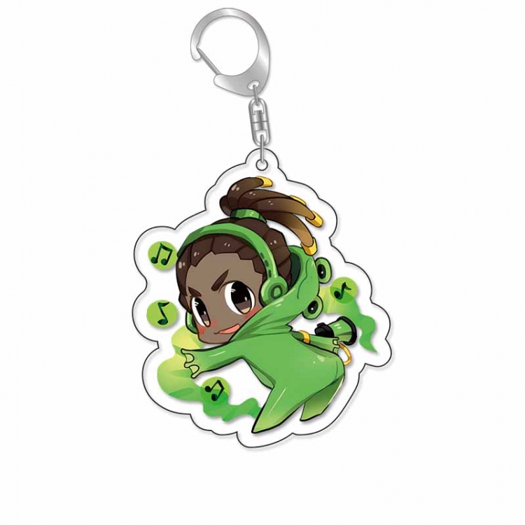 Overwatch Anime Acrylic Keychain Charm price for 5 pcs 16813