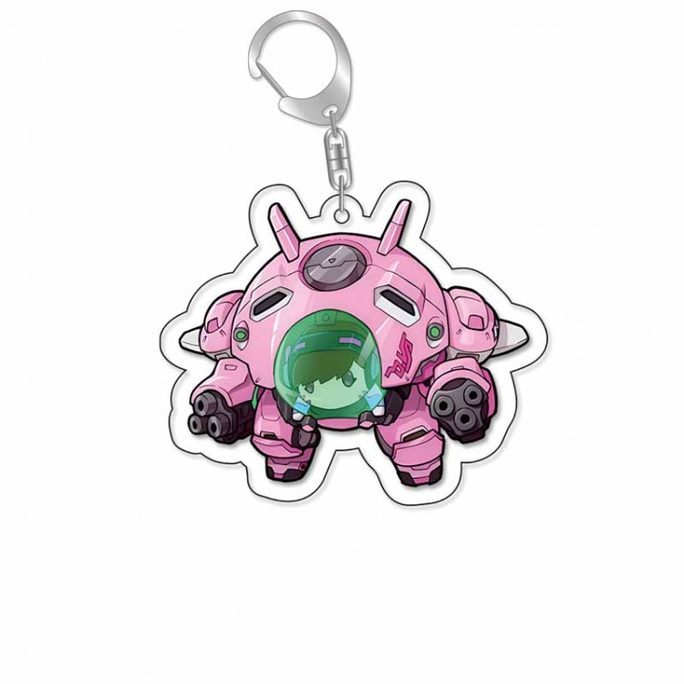 Overwatch Anime Acrylic Keychain Charm price for 5 pcs 16970