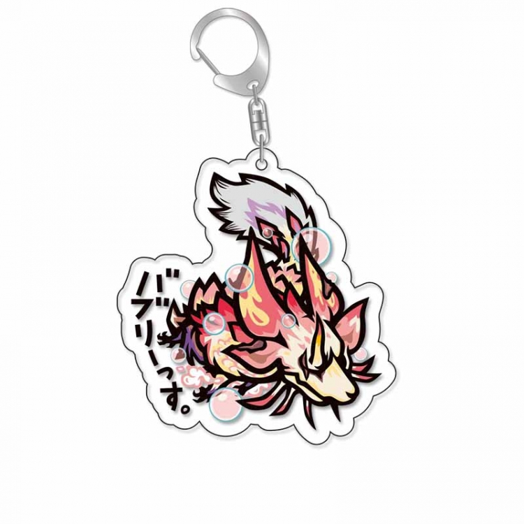 Monster Hunter Anime Acrylic Keychain Charm price for 5 pcs 17011