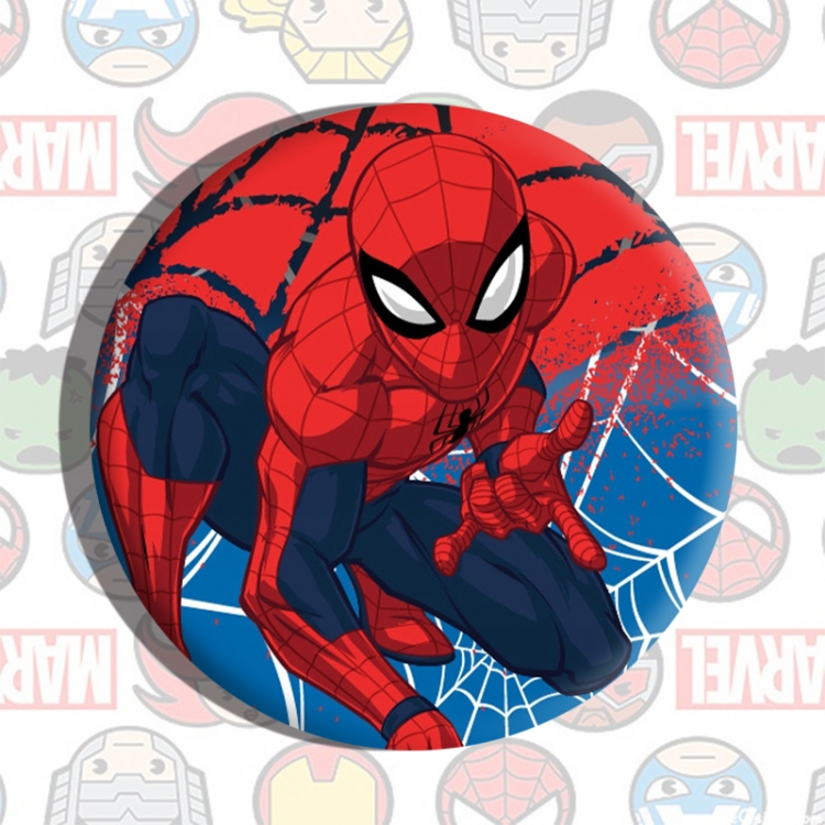 Spiderman Anime tinplate brooch badge price for 5 pcs