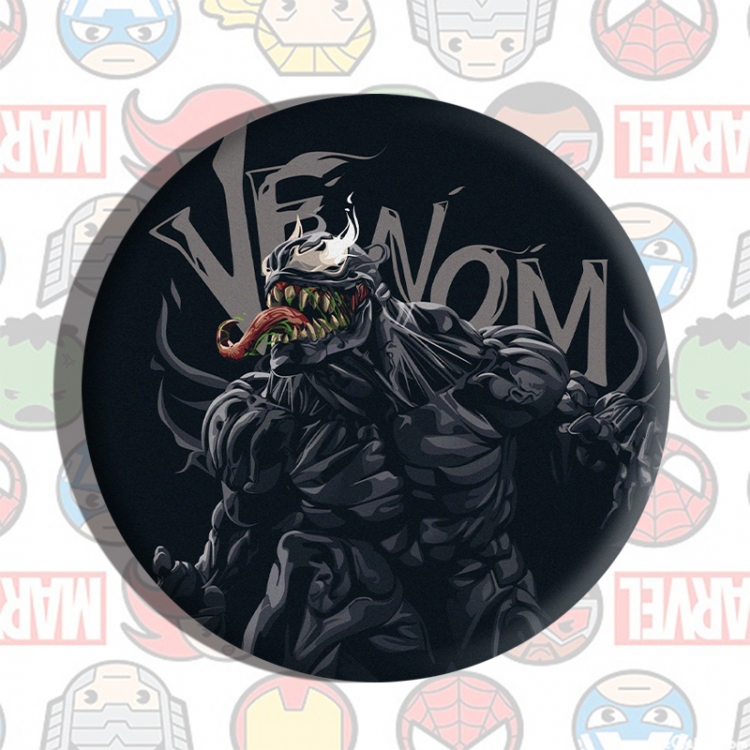 venom Anime tinplate brooch badge price for 5 pcs