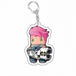 Overwatch Anime Acrylic Keycha...