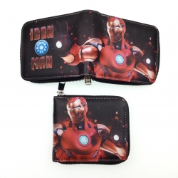 Iron Man Short zipper card wal...