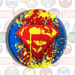 Superman Anime tinplate brooch...