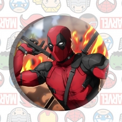 Deadpool Anime tinplate brooch...