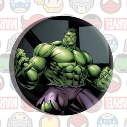 The Hulk Anime tinplate brooch...