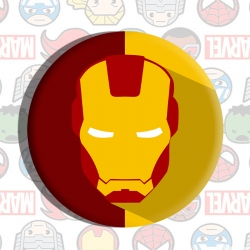 Iron Man Anime tinplate brooch...