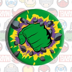 The Hulk Anime tinplate brooch...