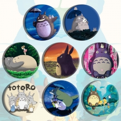 TOTORO Anime tinplate brooch b...