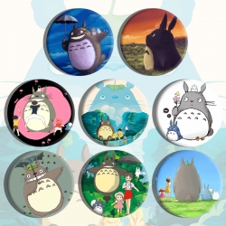 TOTORO Anime tinplate brooch b...