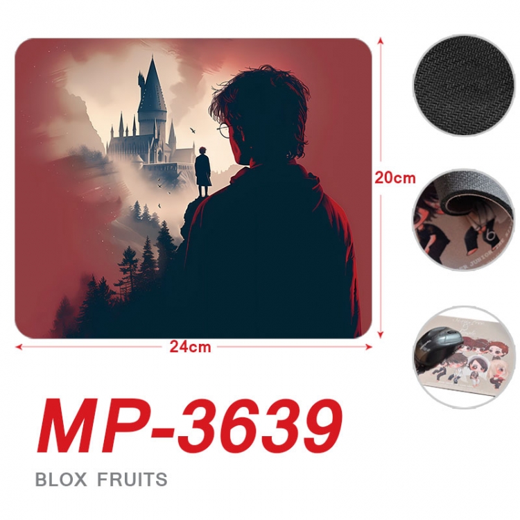 Harry Potter Anime Full Color Printing Mouse Pad Unlocked 20X24cm price for 5 pcs mp-3639