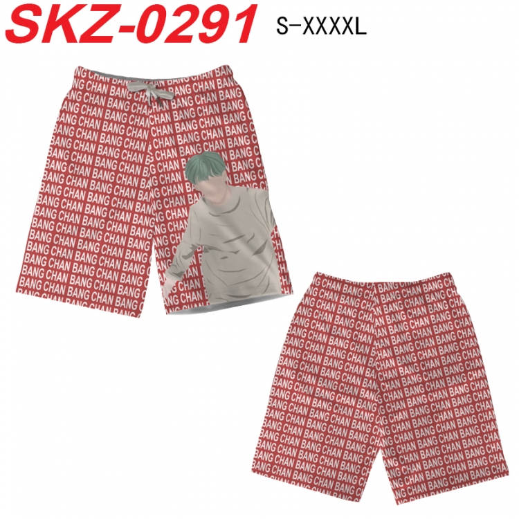 straykids Anime full-color digital printed beach shorts from S to 4XL SKZ-0291