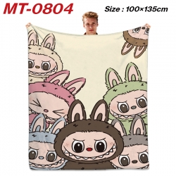 Labubu Anime flannel blanket a...