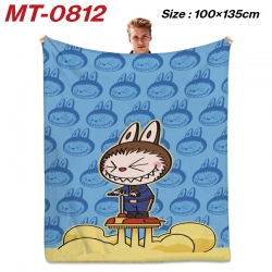 Labubu Anime flannel blanket a...