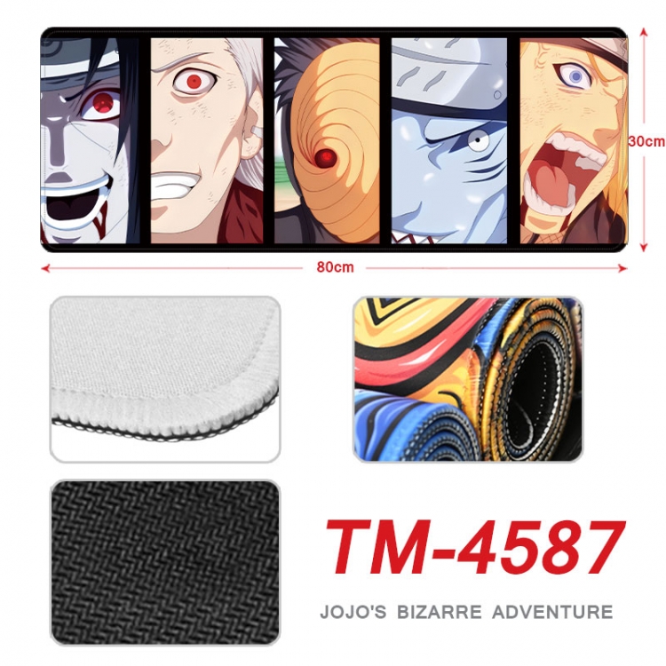 Naruto Anime peripheral new lock edge mouse pad 80X30cm   tm-4587