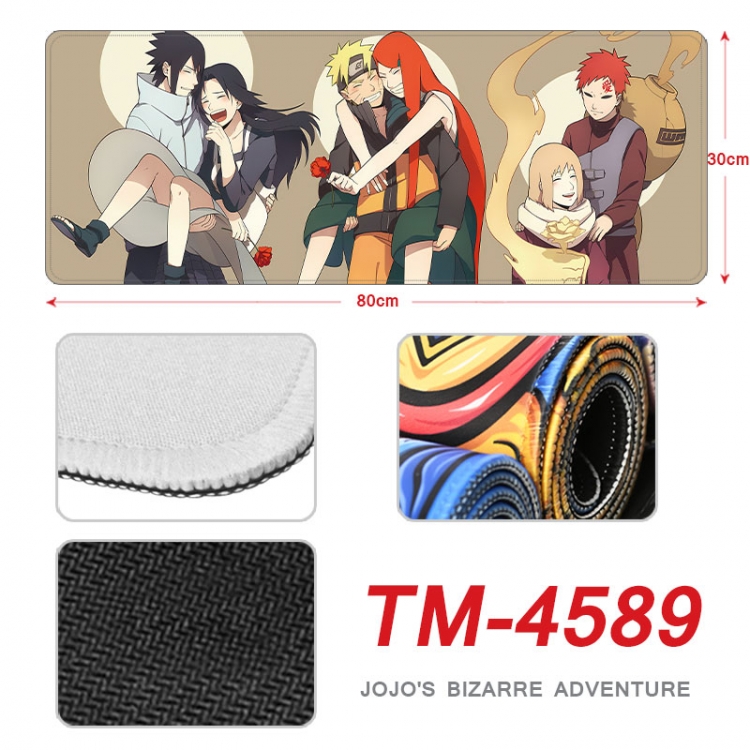 Naruto Anime peripheral new lock edge mouse pad 80X30cm   tm-4589