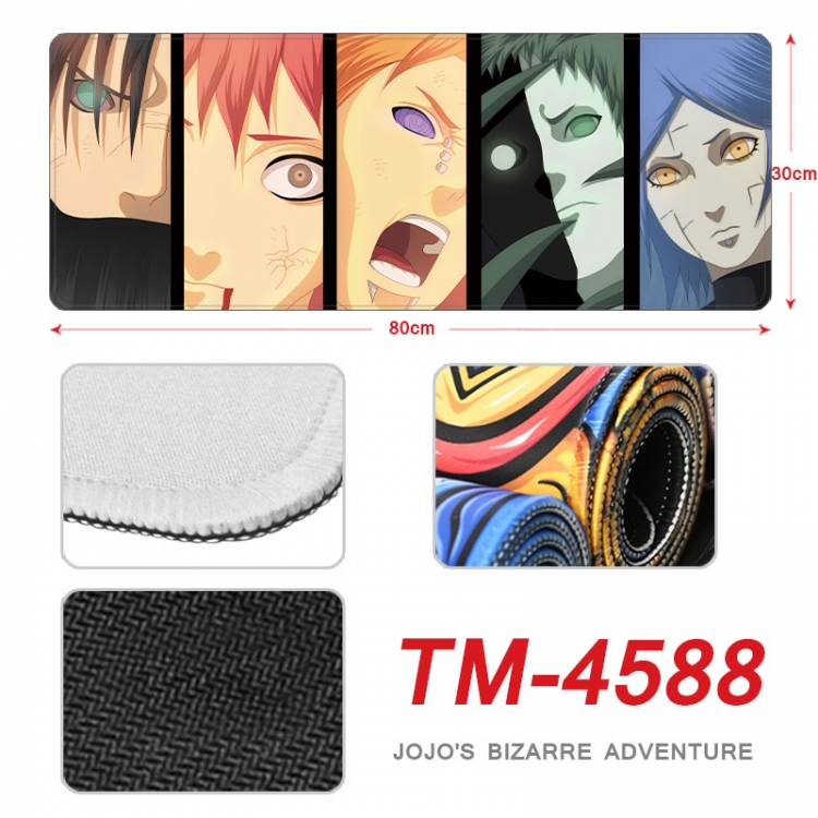 Naruto Anime peripheral new lock edge mouse pad 80X30cm tm-4588