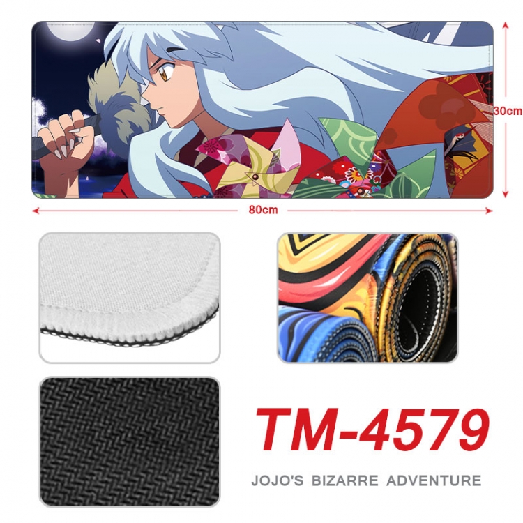 Inuyasha Anime peripheral new lock edge mouse pad 80X30cm   tm-4579