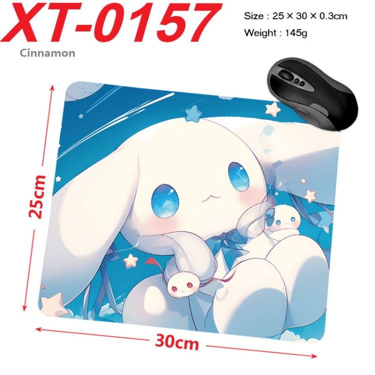 Cinnamoroll Anime peripheral new lock edge mouse pad 25X30cm