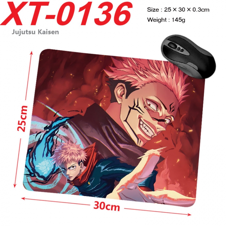 Jujutsu Kaisen Anime peripheral new lock edge mouse pad 25X30cm  xt-0136