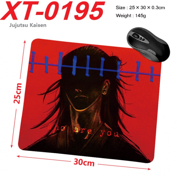 Jujutsu Kaisen Anime peripheral new lock edge mouse pad 25X30cm xt-0195