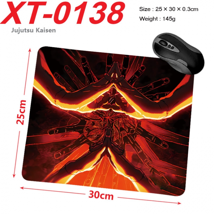 Jujutsu Kaisen Anime peripheral new lock edge mouse pad 25X30cm  xt-0138