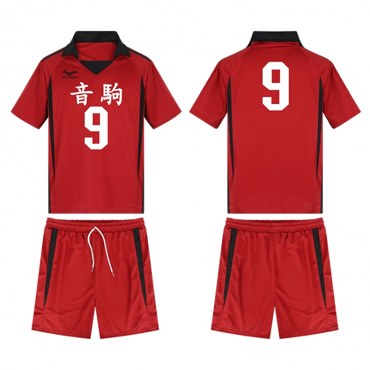 Haikyuu!! Anime peripheral short sleeved shorts ball suit set from S to 3XL