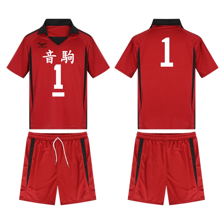 Haikyuu!! Anime peripheral short sleeved shorts ball suit set from S to 3XL