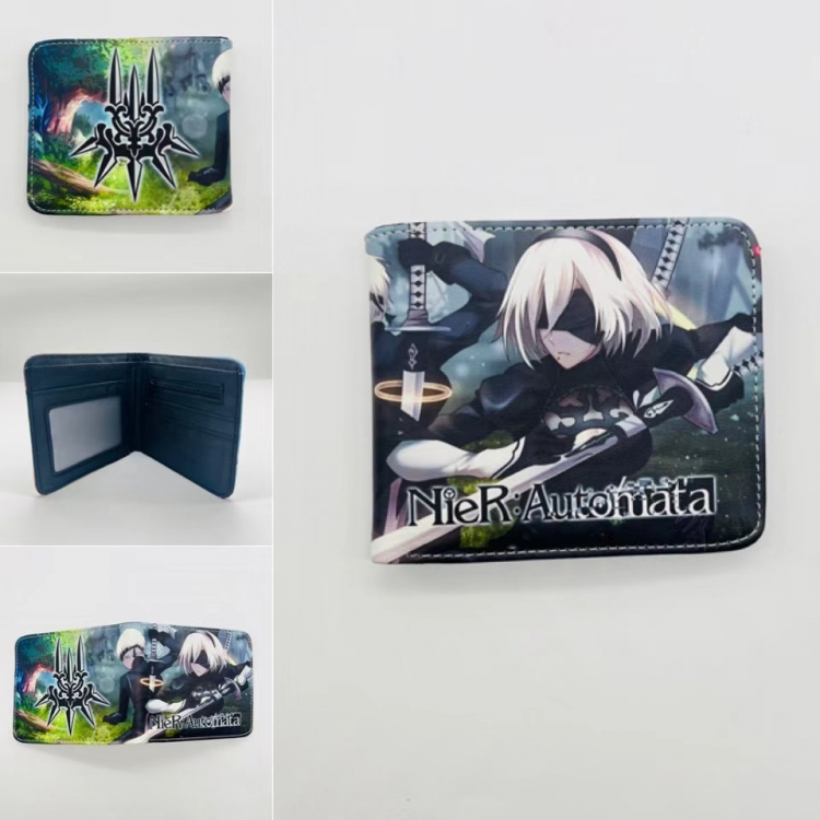 NieR:Automata Full color Two fold short card case wallet 11X9.5CM  